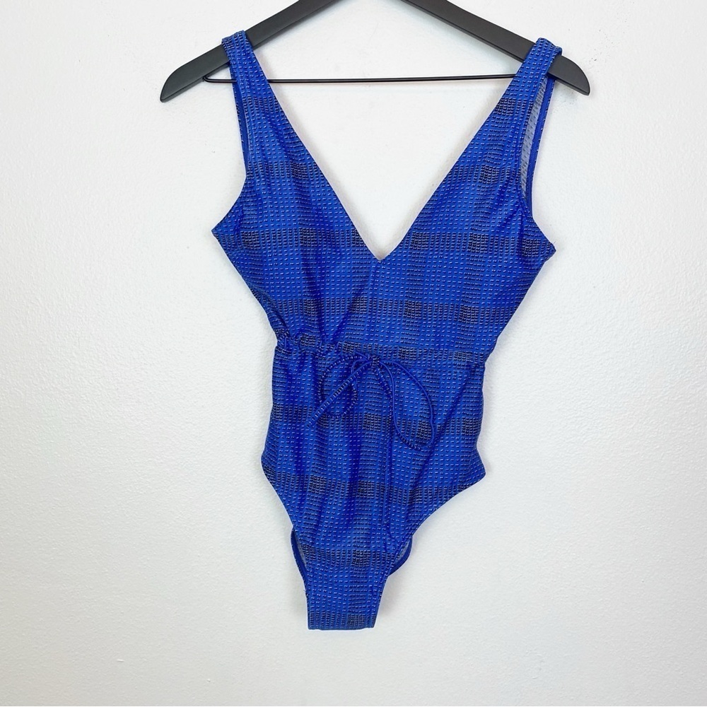 Summersalt the Tie Waist Backflip in Modern Plaid - Picture 5 of 8